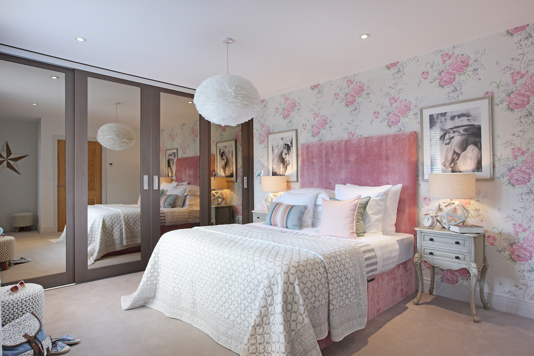 Woodgate pink bedroom