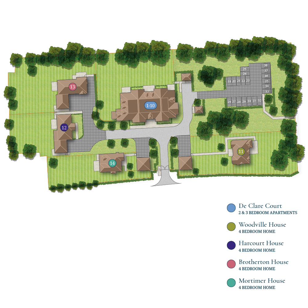 Merton manor site plan